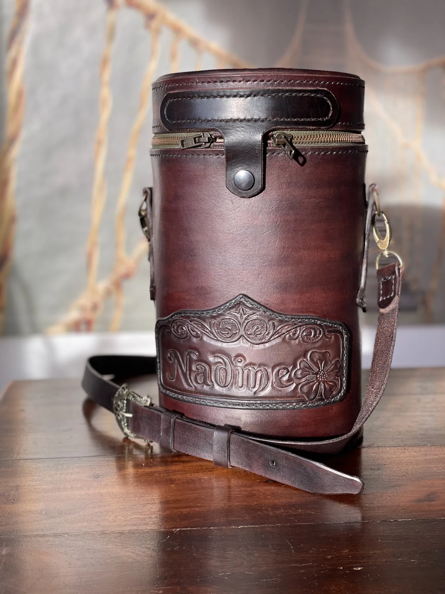 Väska för virkning